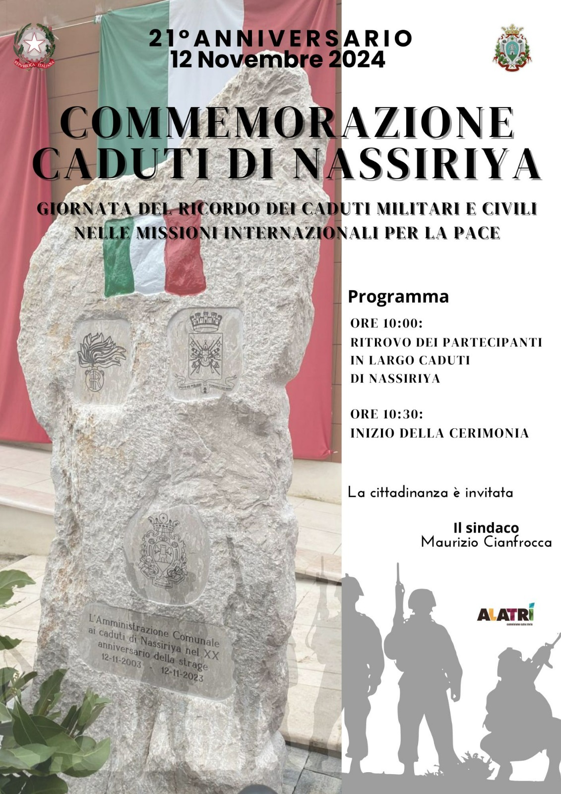 Commemorazione Caduti di Nassiriya - 21° Anniversario